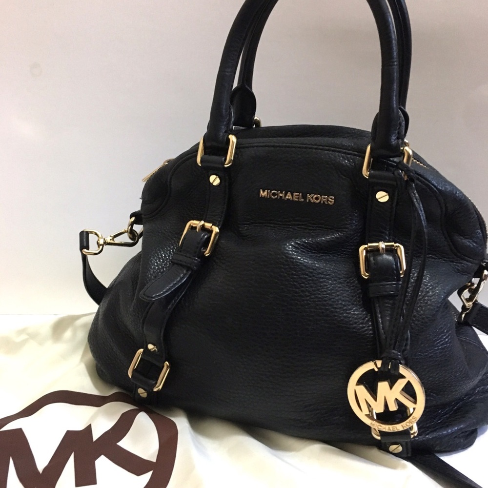 Michael Kors black Bedford bag
